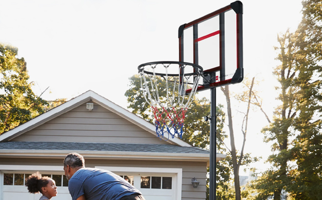 Kids Height Adjustable Basketball Hoop