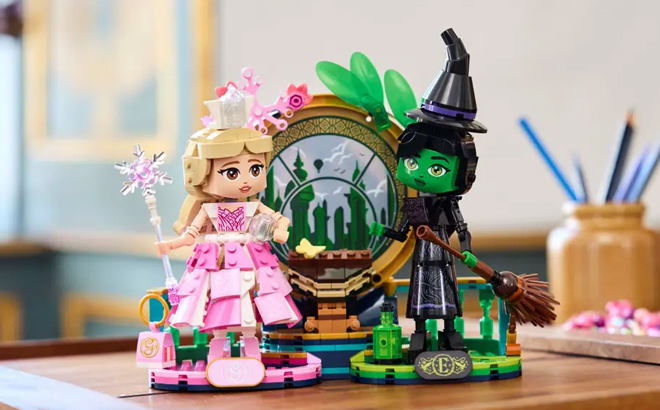 LEGO Wicked Elphaba Glinda Figures