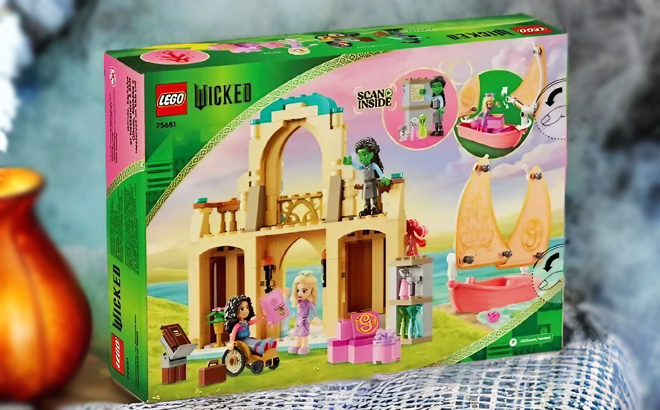 LEGO Wicked Glinda Elphaba Nessarose at Shiz University in a Box