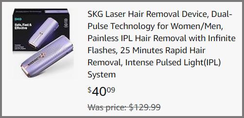 Laser Hair Removal Device Summary