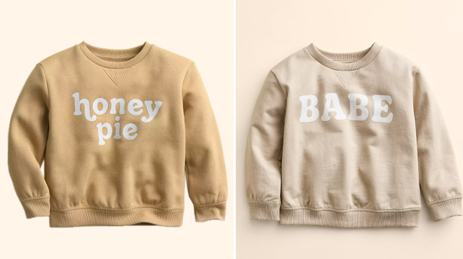 Lauren Conrad Toddler Sweatshirts