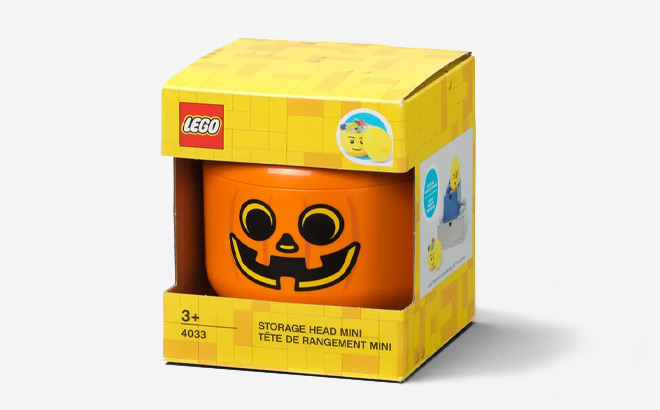 Lego Mini Pumpkin Storage Head 1