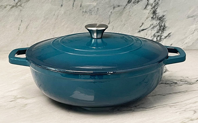 Lexi Home Iron Enameled Dutch Oven with Lid