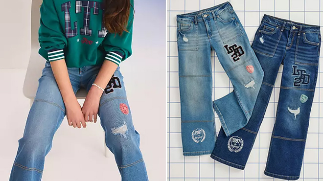 Limited Too Girls Straight Leg Denim