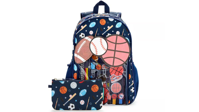 Locker Club Kids 17 Backpack w Pencil Pouch