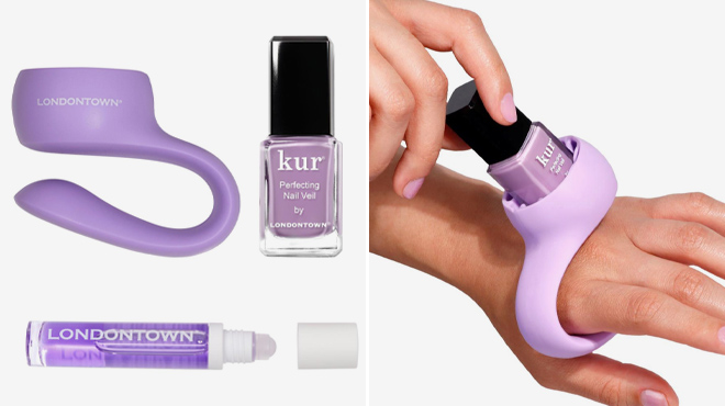 Londontown Violet Vibes 3 Piece Nail Set