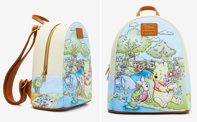 Loungefly Disney Winnie The Pooh Spring Scene Mini Backpack