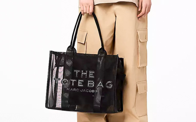 MARC JACOBS THE MESH LARGE TOTE BAG