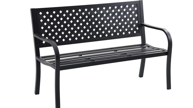 Mainstays Steel Outdoor Bench