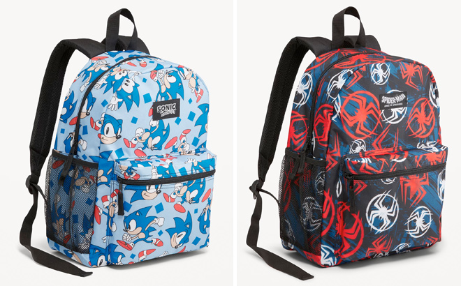 Marvel Spider Man Canvas Backpack for Kids