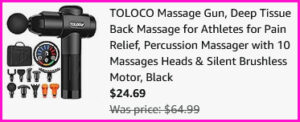 Massage Gun Checkout Screen