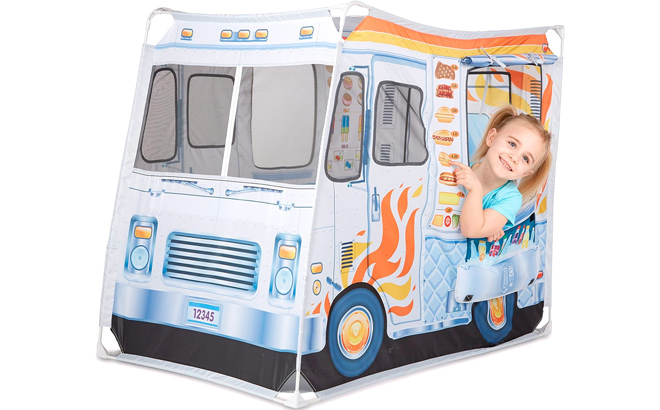 Melissa Doug Food Truck Play Tent Role Play Toy Ice Cream Truck Tent For Kids