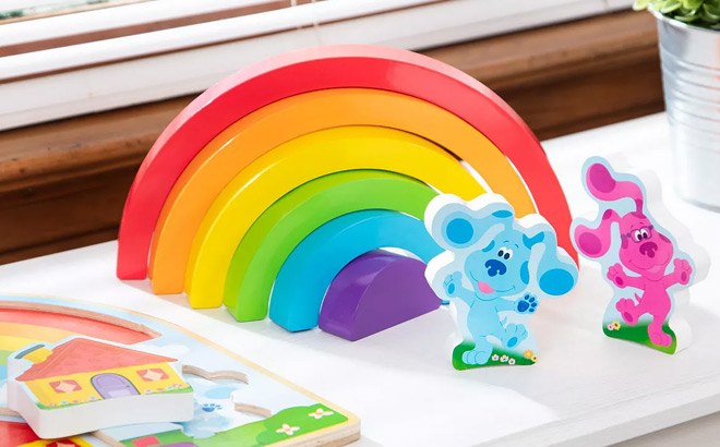 Melissa and Doug Rainbow Stacker Puzzle