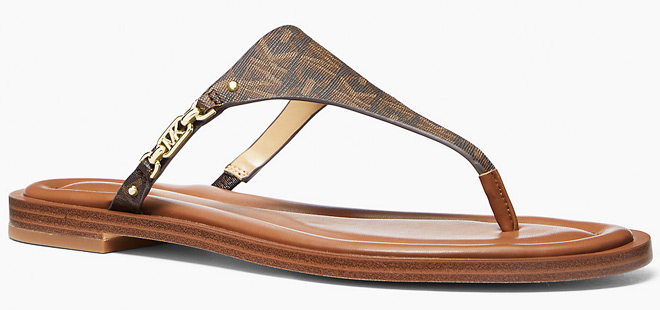 Michael Kors Daniella Empire Signature Logo Sandals