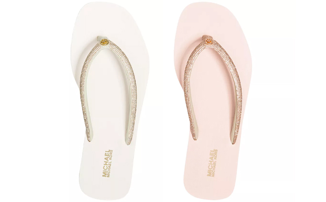 Michael Kors Jinx Flip Flop Sandals in Two Colors