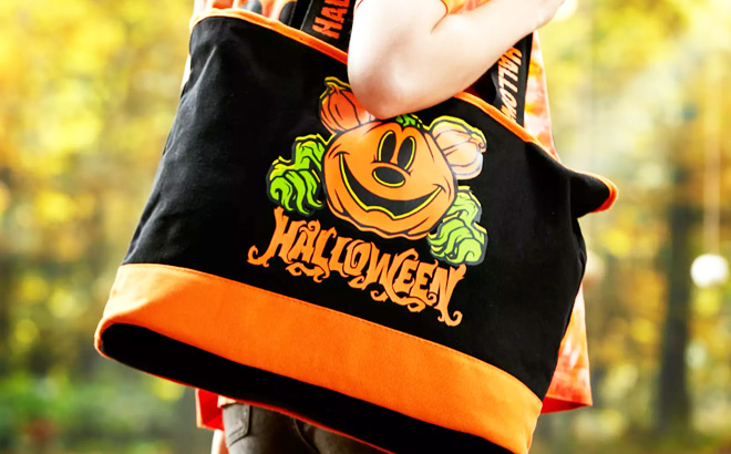 Mickey Mouse Halloween Glow in the Dark Tote Bag