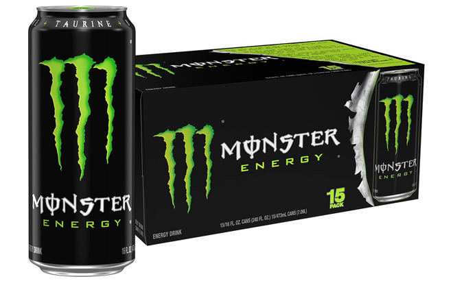 Monster Green Energy Drink 15 Pack