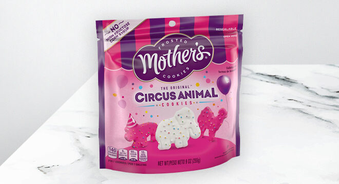 Mothers Circus Animal Cookies on the Table