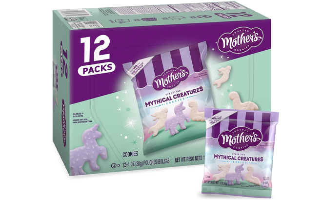 Mothers Sparkling Mythical Creatures Cookie Snack Pack