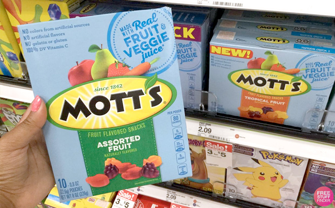 Motts or Betty Crocker Fruit Snacks