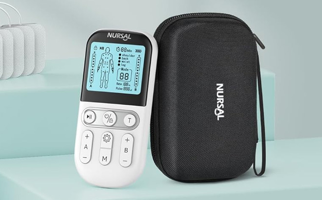 NURSAL Dual Channel 3 in 1 Muscle Stimulator