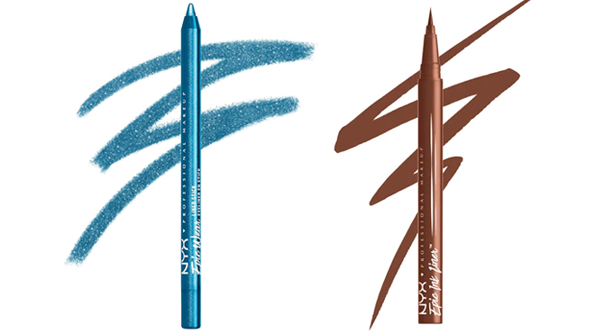 NYX Epic Wear Waterproof Eyeliner and NYX Epic Ink Waterproof Liquid Eyeliner