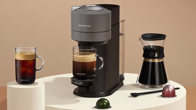 Nespresso Vertuo Next Coffee Espresso Maker in Dark Grey