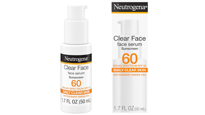 Neutrogena Clear Face Serum Sunscreen SPF 60