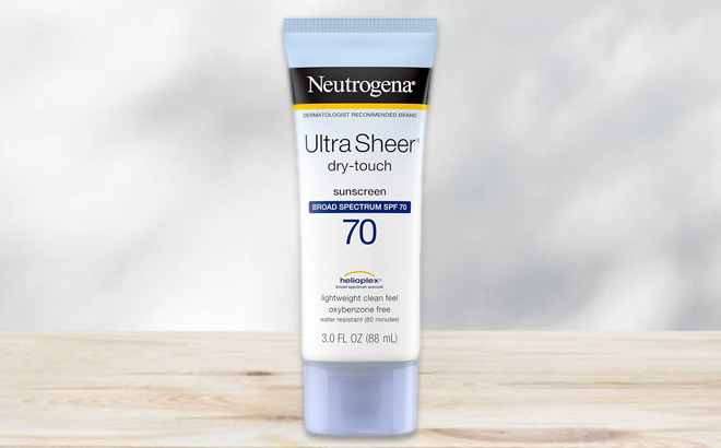 Neutrogena Ultra Sheer Dry Touch SPF 70 Sunscreen