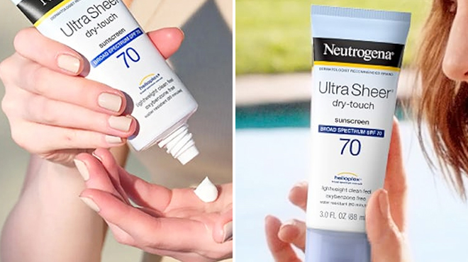 Neutrogena Ultra Sheer Dry Touch Sunscreen SPF 70