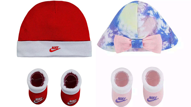 Nike Baby Futura Beanie Hat Booties Set