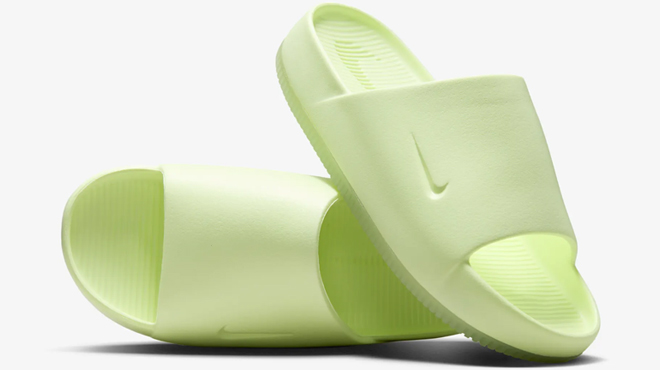 Nike Calm Womens Slides Barely Volt