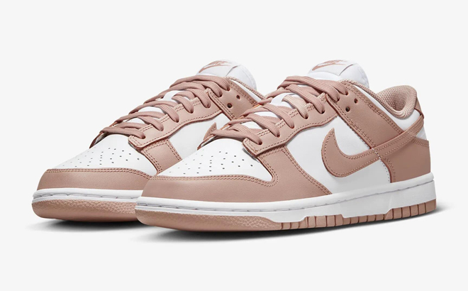 Nike Dunk Sneakers in Rose Whisper Color