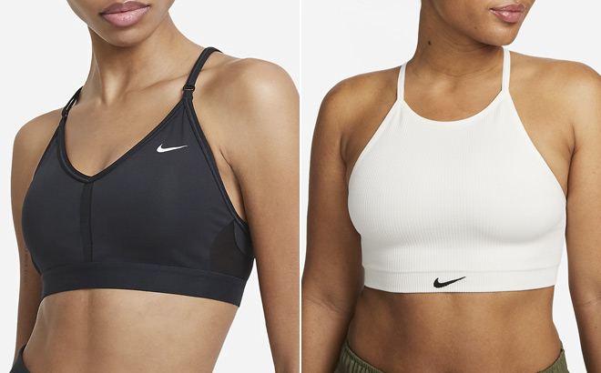 Nike Indy Womens Light Support Padded V Neck Sports Bras