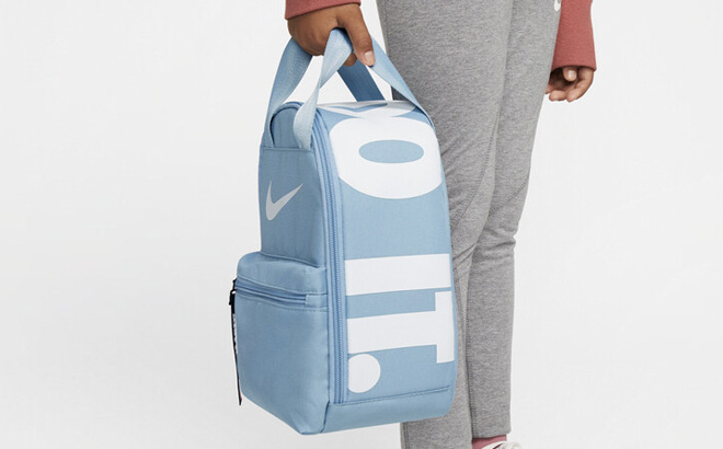 Nike Kids Just Do It Lunch Tote Worn Blue