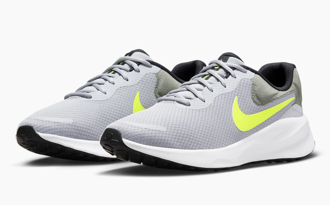 Nike Mens Revolution 7 Running Shoes Wolf Grey