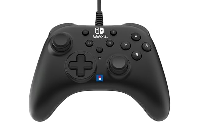 Nintendo Switch Horipad Turbo Wired Controller Pad in Black