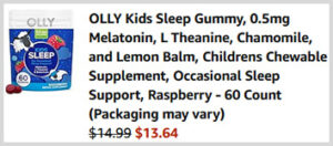 OLLY Kids 60 Count Sleep Gummy Screenshot