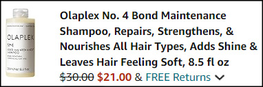 Olaplex No 4 Bond Maintenance Shampoo Checkout