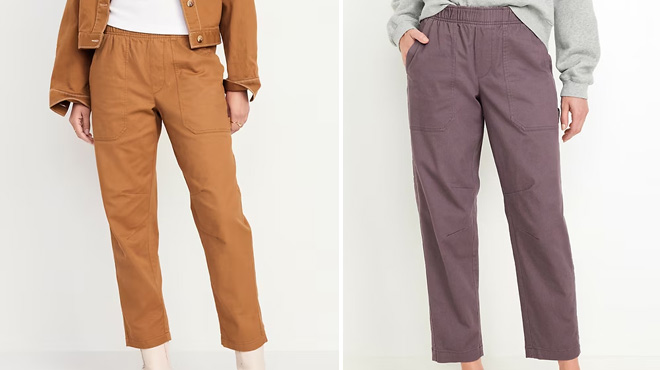 Old Navy High Waisted Pulla Utility Pants