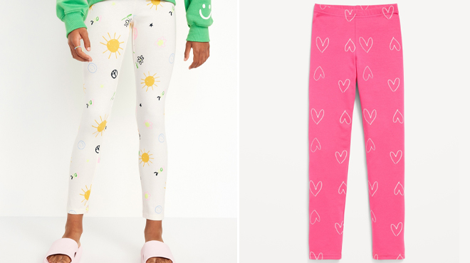 Old Navy Printed Girls Leggings