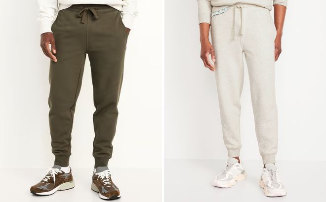 Old Navy Tapered Jogger Sweatpants and Rotation Jogger Sweatpants