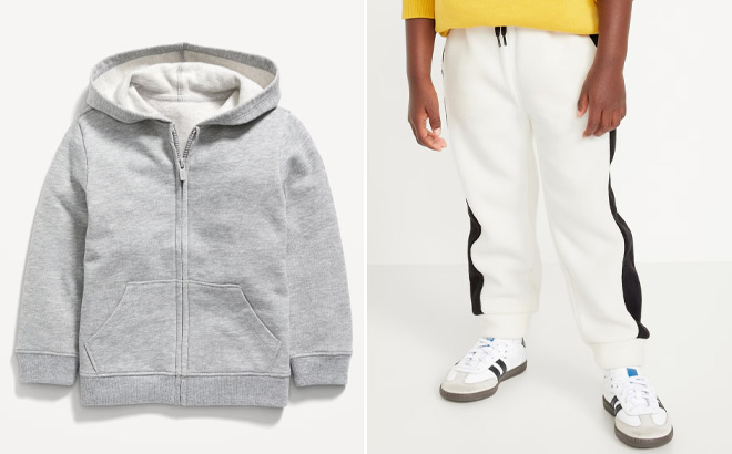 Old Navy Toddler Boys Hoodie and Microfleece Sweatpants