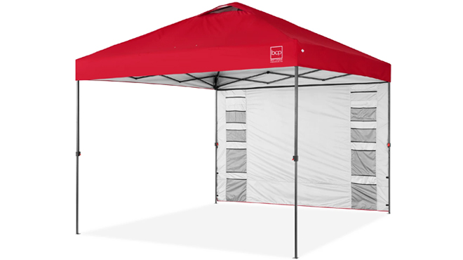 One Person Setup Pop Up Canopy in Red Color