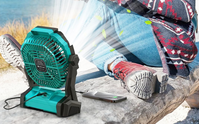 Onlynew Portable Rechargeable Fan