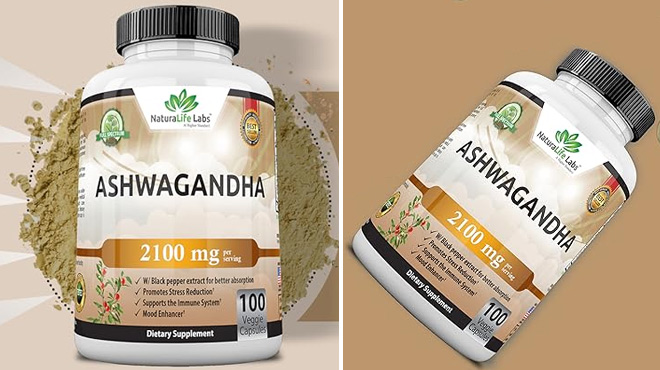 Organic Ashwagandha 100 Vegan Capsules