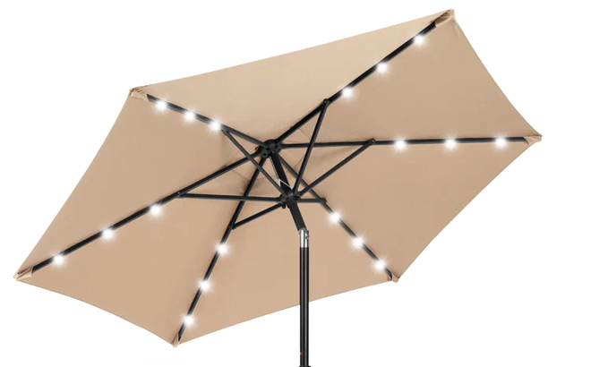 Outdoor Solar Patio Umbrella