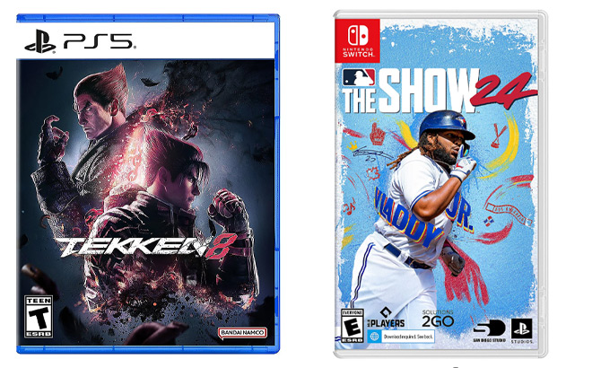 PS5 Tekken 8 and Nintendo Switch MLB The Show 24