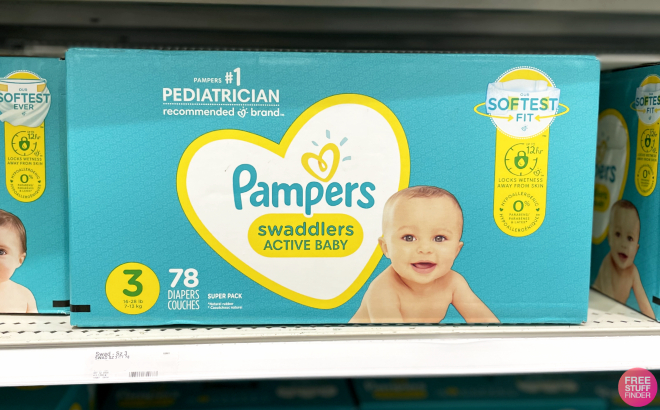 Pampers Swaddlers Active Baby Diapers Size 3