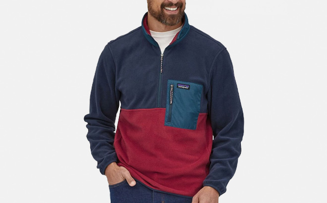 Patagonia Mens Microdini Zip Pullover